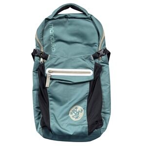 Manduka Backpack GO Free Teal Blue Yoga Gym Travel Bag Laptop Sleeve Workout